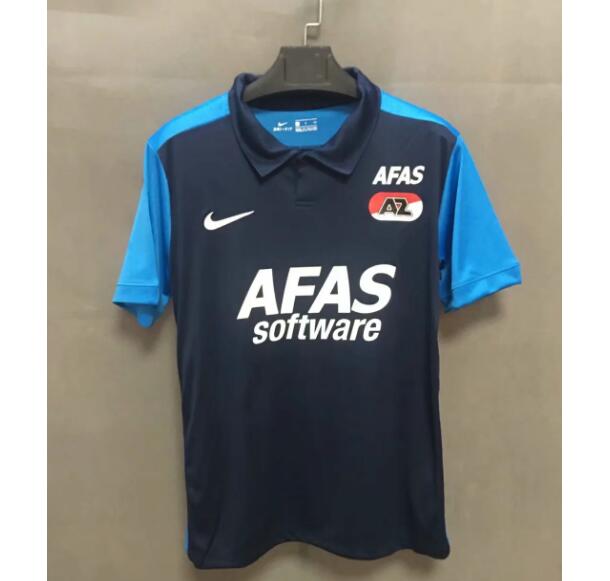 Alkmaar Zaanstreek Away Navy Soccer Jersey Shirt 2020/21